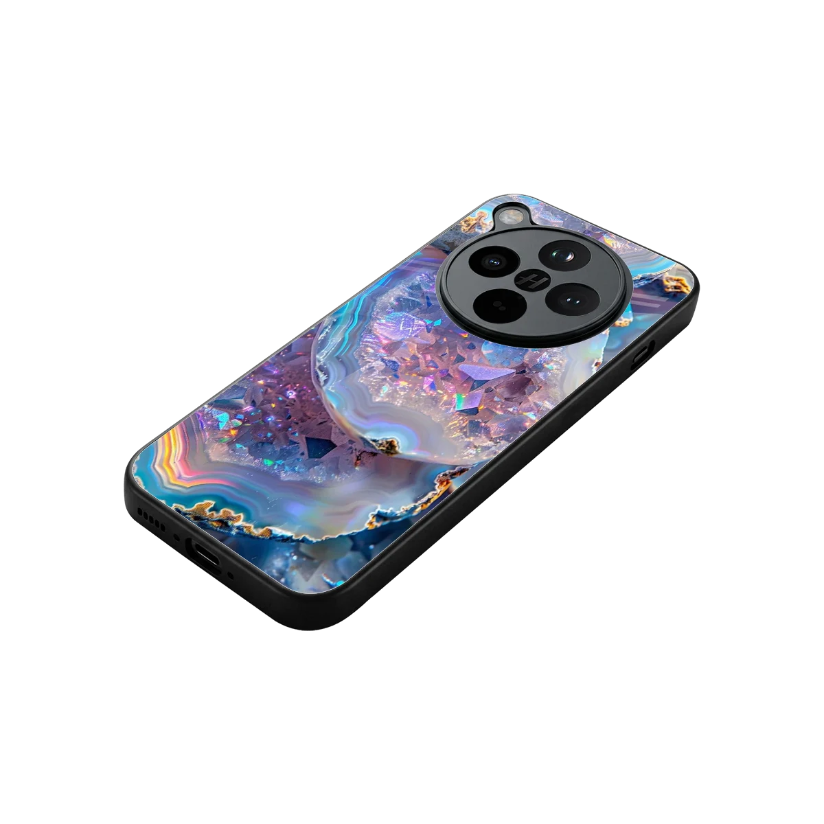 Crystal Veil stylish phone case for oppo find x8 | glossy glass and slim fit
