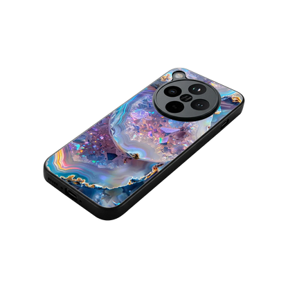 Crystal Veil stylish phone case for oppo find x8 | glossy glass and slim fit