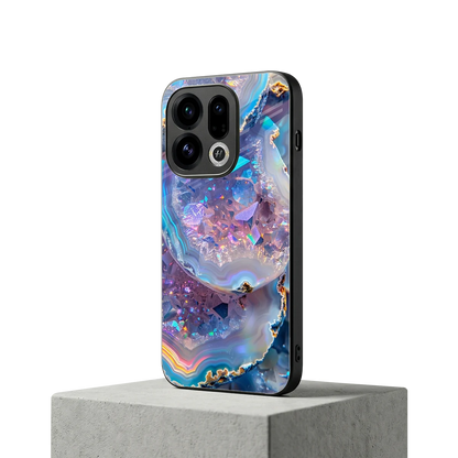 Crystal Veil oppo find x9 mobile cover | shockproof glass phone case