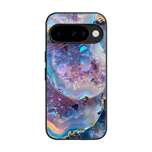 Crystal Veil back phone cover | glass case for google pixel 10