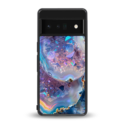 Crystal Veil back phone cover | glass case for google pixel 6 pro