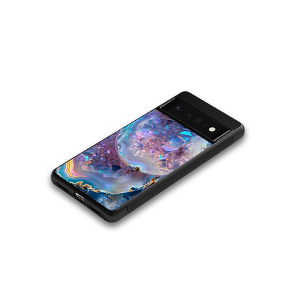 Crystal Veil google pixel 6 pro mobile cover | shockproof glass phone case