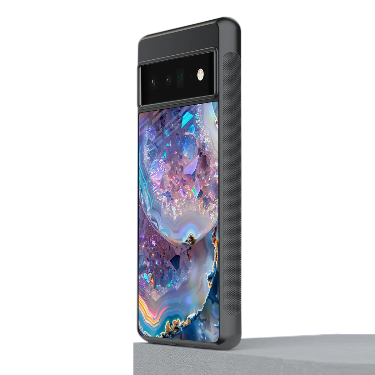 Crystal Veil stylish phone case for google pixel 6 pro | glossy glass and slim fit