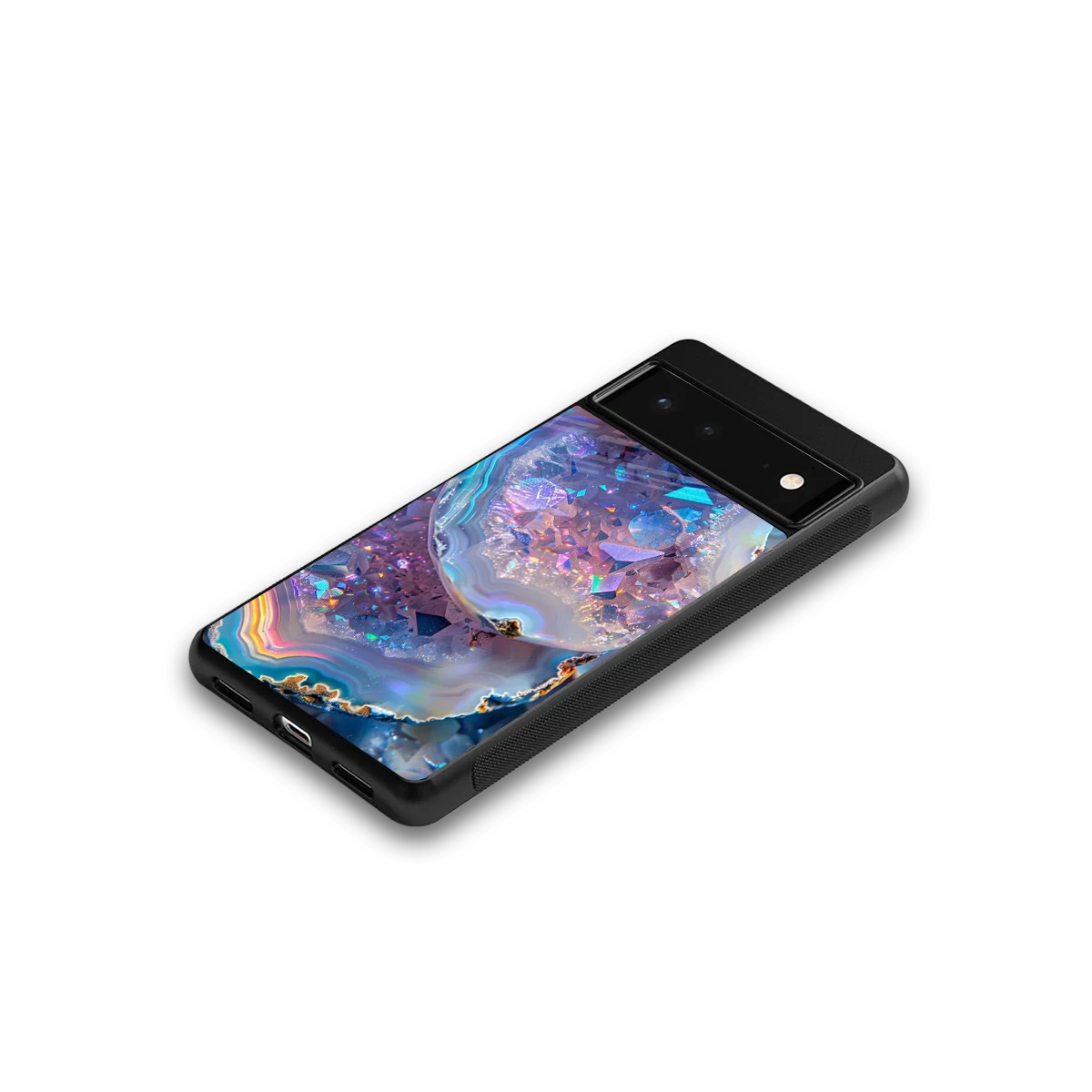 Crystal Veil google pixel 6 mobile cover | shockproof glass phone case