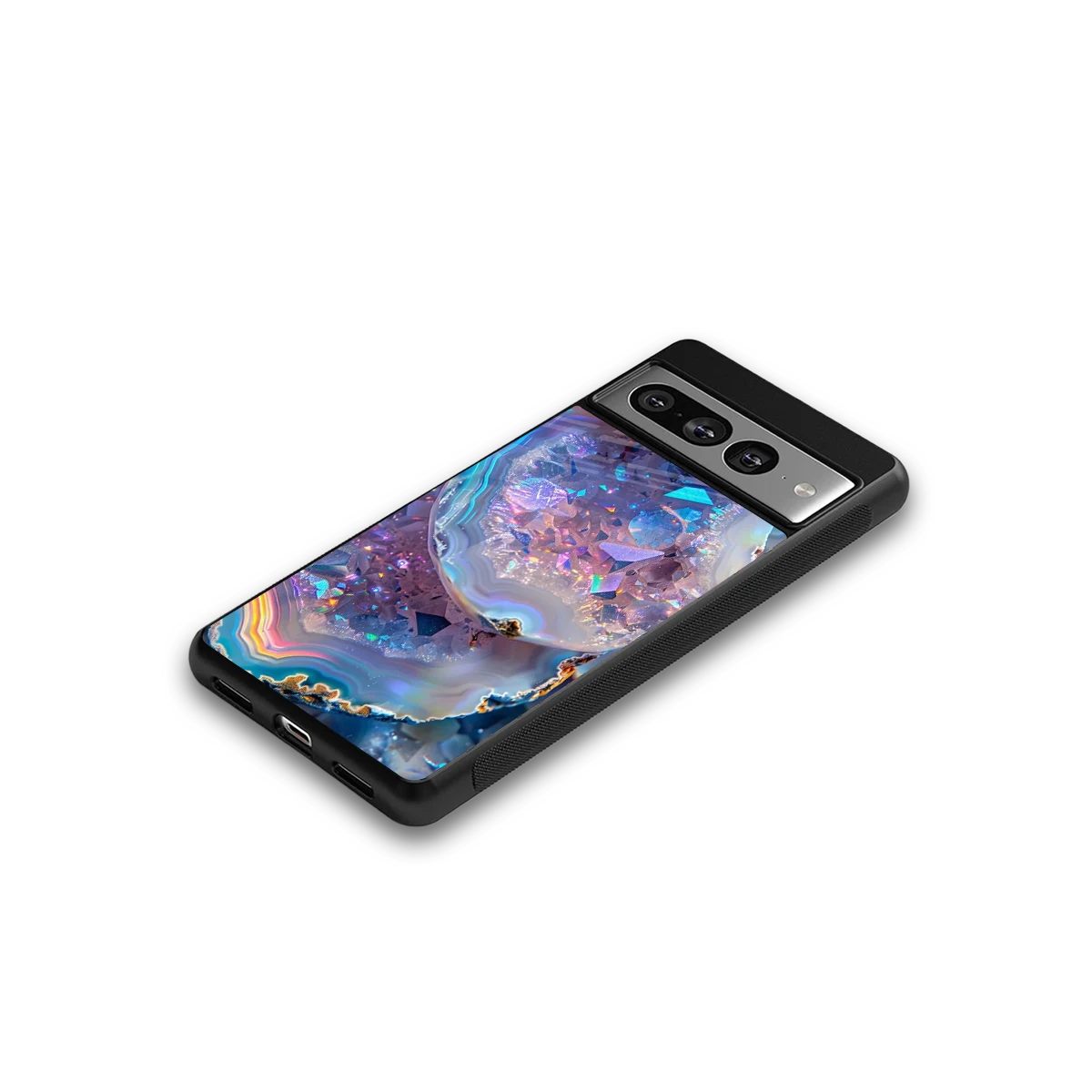 Crystal Veil google pixel 7 pro mobile cover | shockproof glass phone case