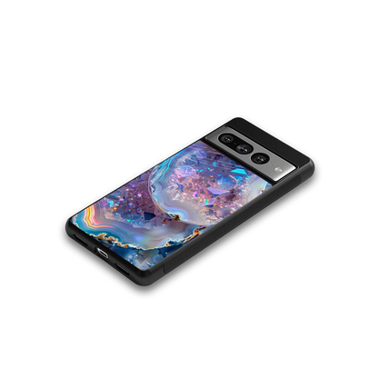 Crystal Veil google pixel 7 pro mobile cover | shockproof glass phone case