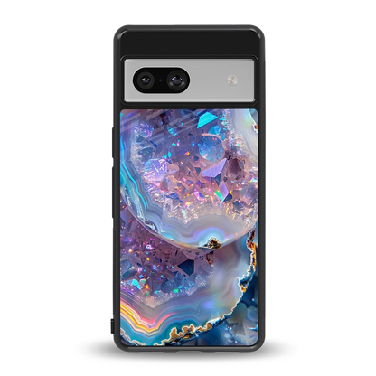 Crystal Veil back phone cover | glass case for google pixel 7a