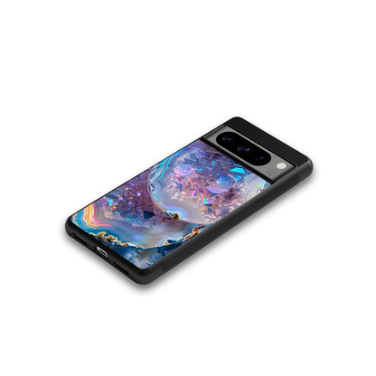 Crystal Veil google pixel 8 pro mobile cover | shockproof glass phone case