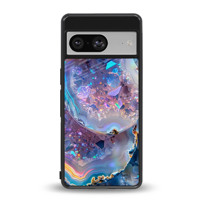 Crystal Veil back phone cover | glass case for google pixel 8