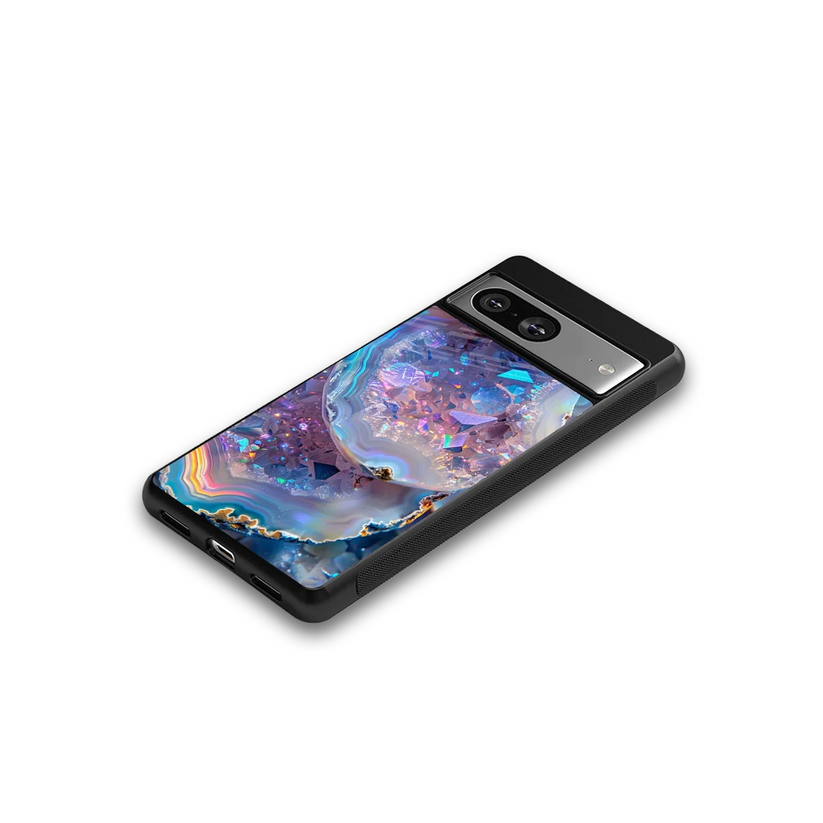 Crystal Veil google pixel 8 mobile cover | shockproof glass phone case
