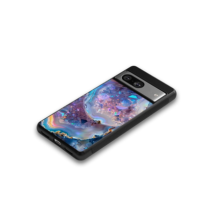 Crystal Veil google pixel 8 mobile cover | shockproof glass phone case