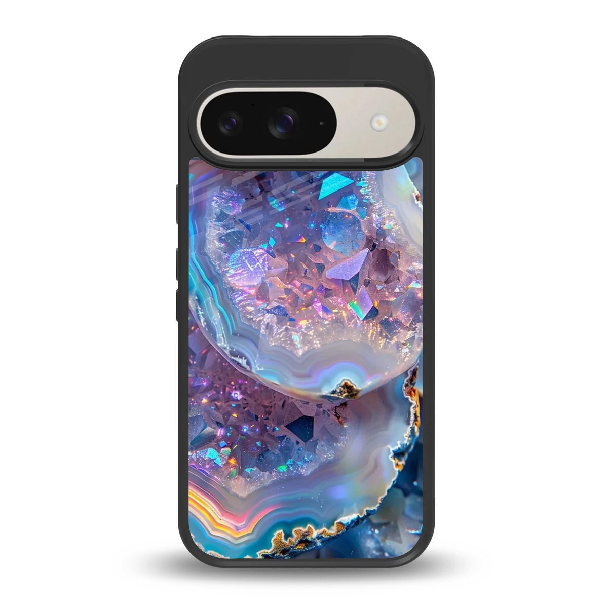 Crystal Veil back phone cover | glass case for google pixel 9