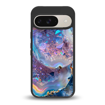 Crystal Veil back phone cover | glass case for google pixel 9