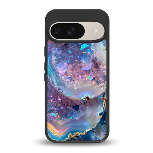 Crystal Veil back phone cover | glass case for google pixel 9