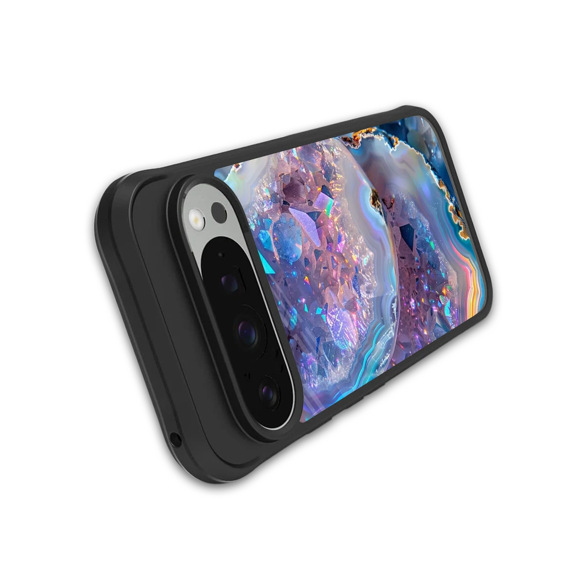 Crystal Veil stylish phone case for google pixel 9 pro | glossy glass and slim fit