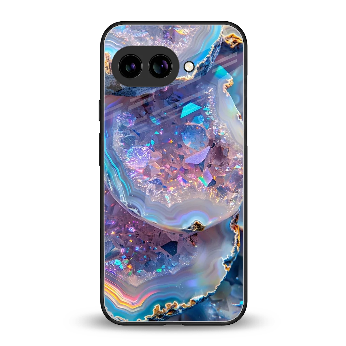 Crystal Veil back phone cover | glass case for google pixel 9a