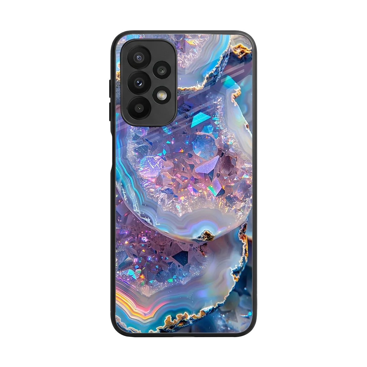 Crystal Veil back phone cover | glass case for samsung galaxy a23