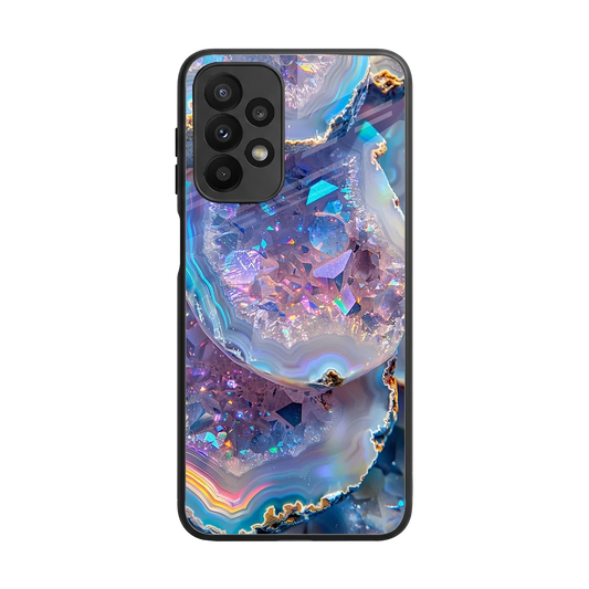 Crystal Veil back phone cover | glass case for samsung galaxy a23