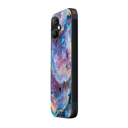 Crystal Veil samsung galaxy a06 5g mobile cover | shockproof glass phone case