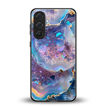 Crystal Veil back phone cover | glass case for samsung galaxy a36 5g