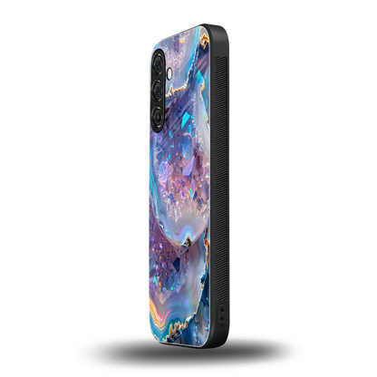 Crystal Veil samsung galaxy a17 5g mobile cover | shockproof glass phone case