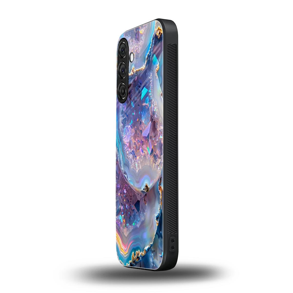 Crystal Veil samsung galaxy m34 5g mobile cover | shockproof glass phone case