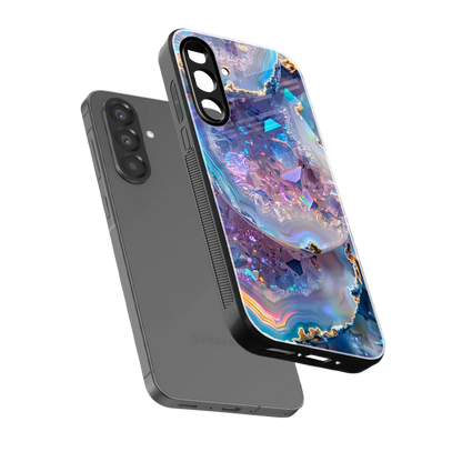 Crystal Veil sleek samsung galaxy a36 5g cover with tempered glass back and TPU edges