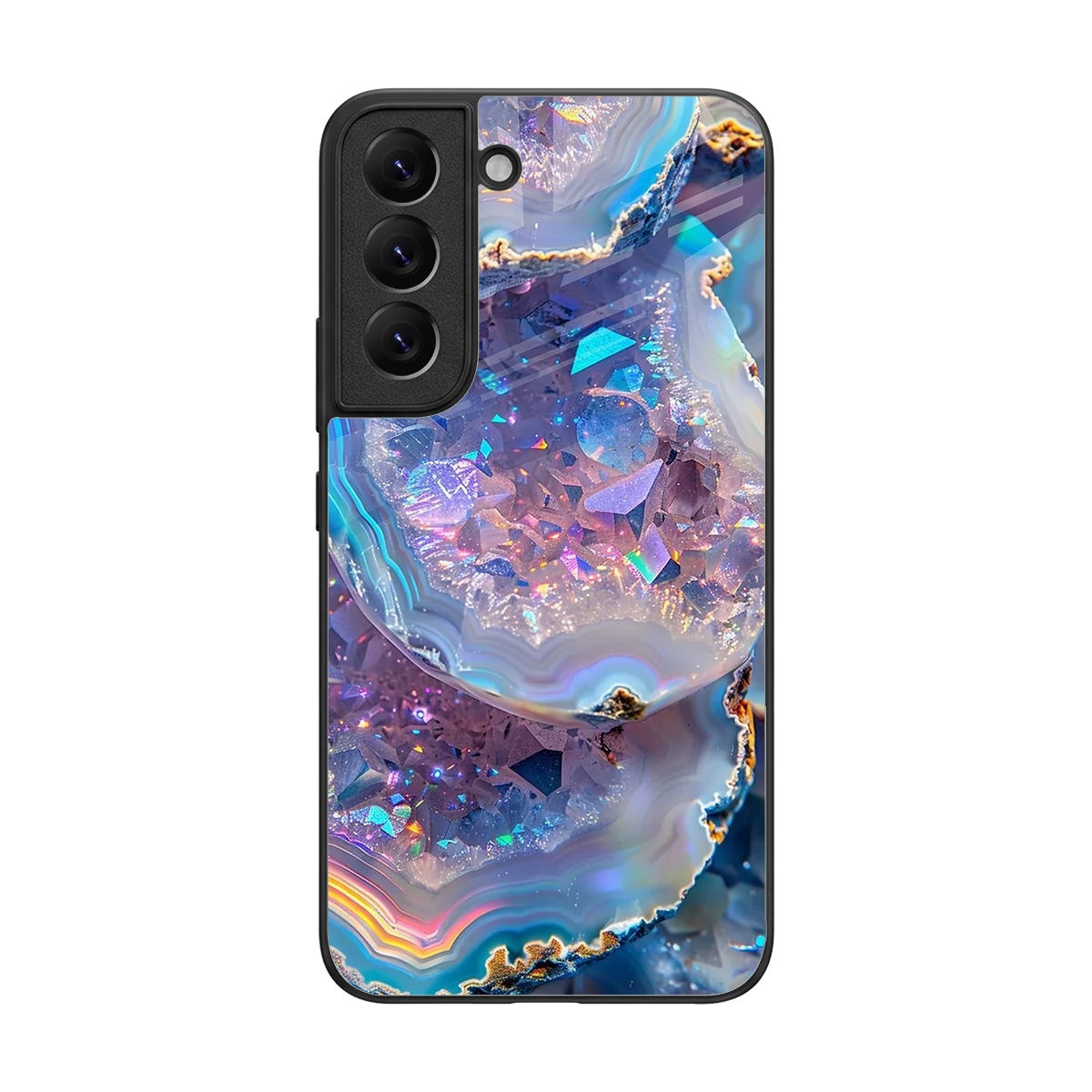 Crystal Veil back phone cover | glass case for samsung galaxy s22