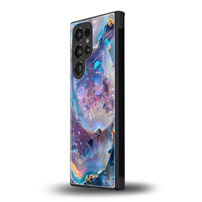 Crystal Veil samsung galaxy s23 ultra mobile cover | shockproof glass phone case