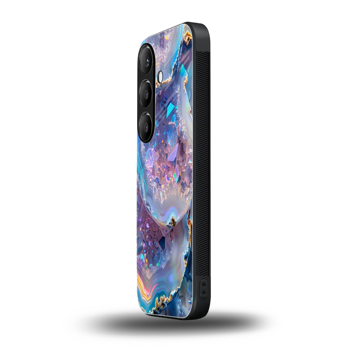 Crystal Veil samsung galaxy s24 mobile cover | shockproof glass phone case