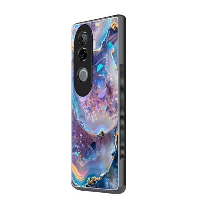 Crystal Veil vivo v40e mobile cover | shockproof glass phone case