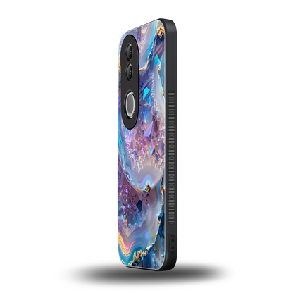 Crystal Veil vivo v50 mobile cover | shockproof glass phone case