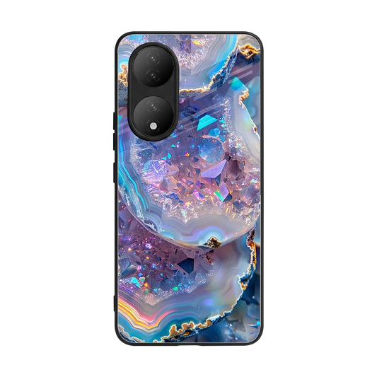 Crystal Veil back phone cover | glass case for Vivo-y100