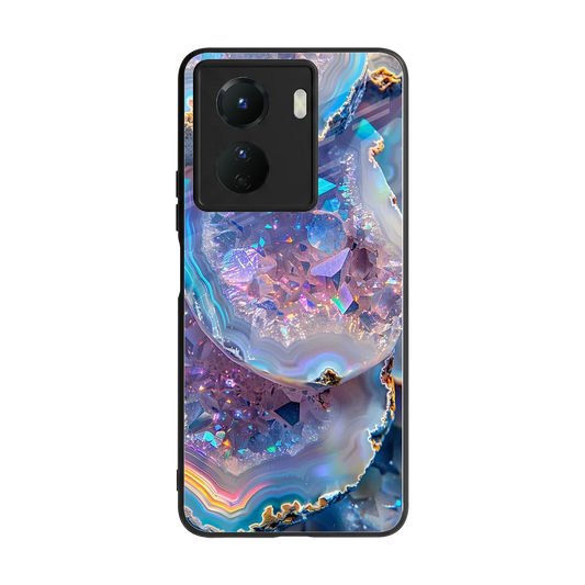 Crystal Veil back phone cover | glass case for vivo y16