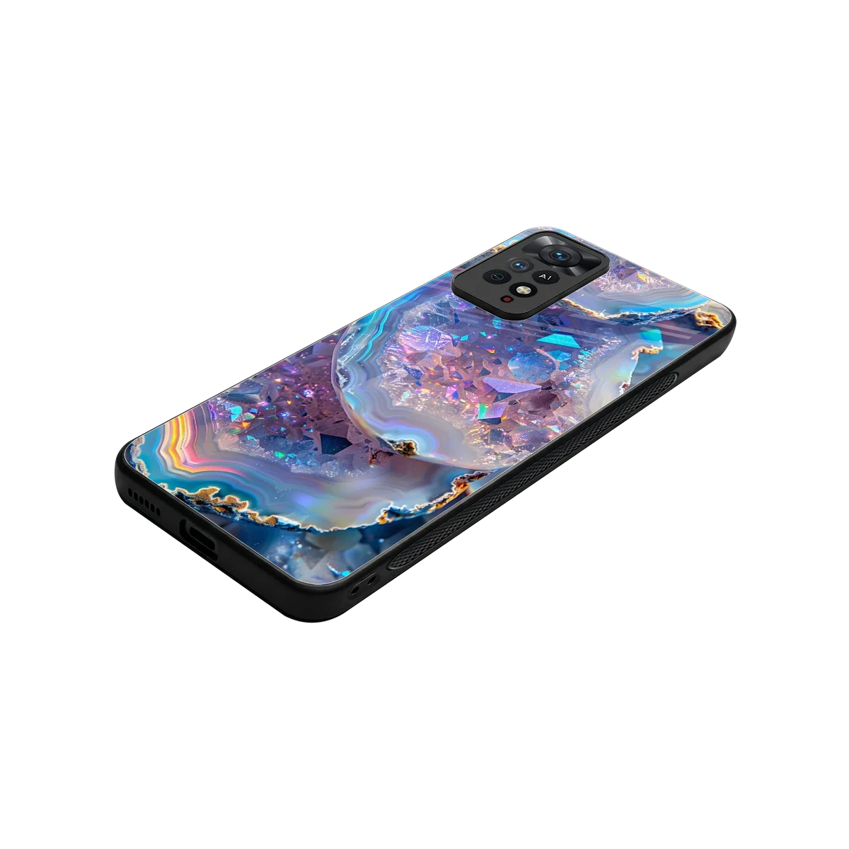 Crystal Veil stylish phone case for redmi note 11 pro | glossy glass and slim fit