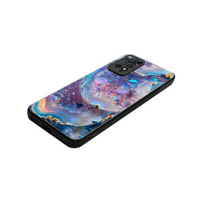 Crystal Veil stylish phone case for redmi note 11 pro | glossy glass and slim fit