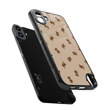 Cuddle Mode sleek cmf nothing phone 1 cover with tempered glass back and TPU edges