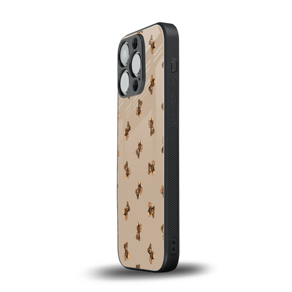 Cuddle Mode iphone 15 pro mobile cover | shockproof glass phone case