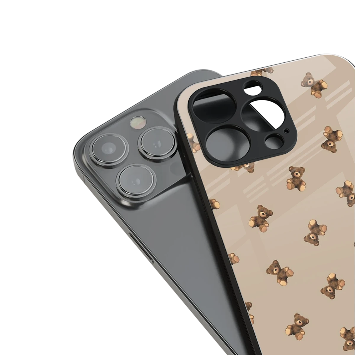 Cuddle Mode stylish phone case for iphone 15 pro | glossy glass and slim fit