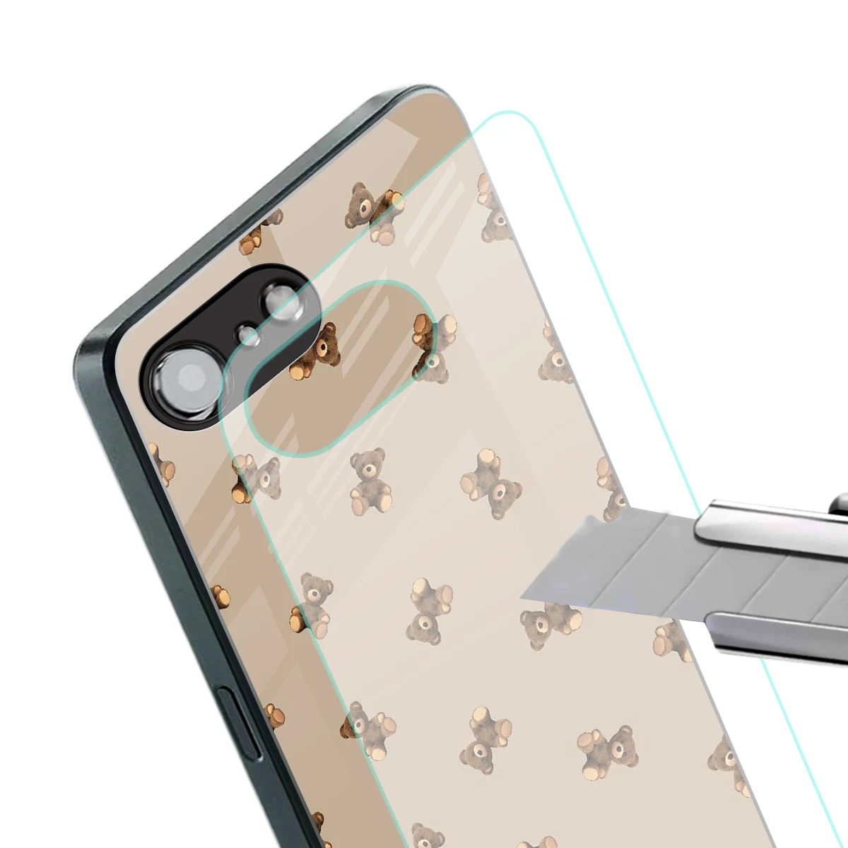 Cuddle Mode stylish phone case for iphone 17e | glossy glass and slim fit