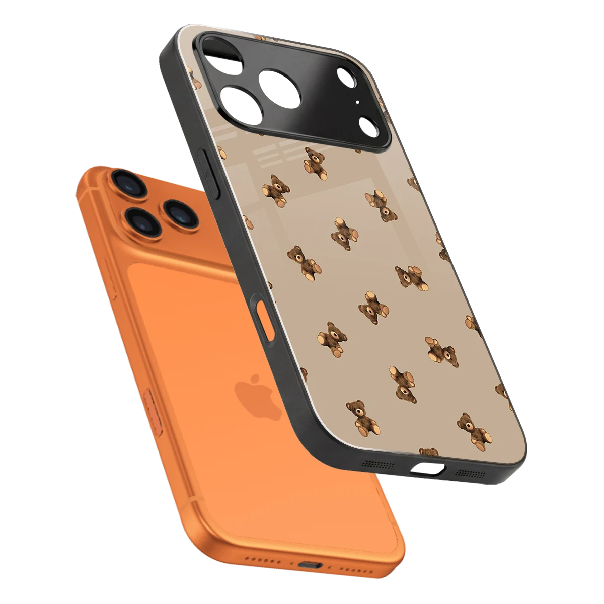 Cuddle Mode sleek iphone 17 pro cover with tempered glass back and TPU edges