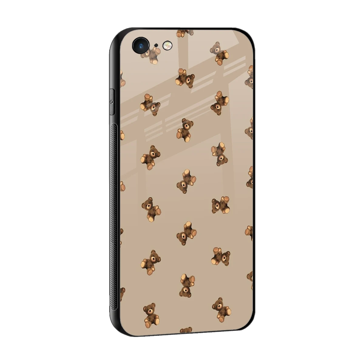 Cuddle Mode sleek iphone 6s cover with tempered glass back and TPU edges