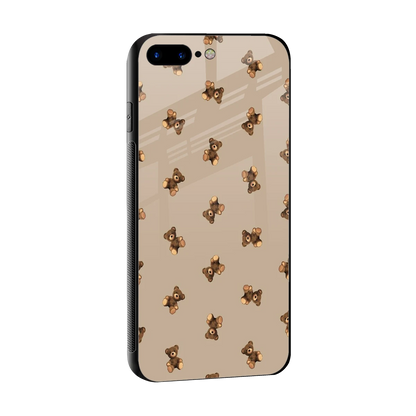 Cuddle Mode sleek iphone 8 plus cover with tempered glass back and TPU edges