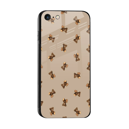 Cuddle Mode sleek iphone 7 cover with tempered glass back and TPU edges