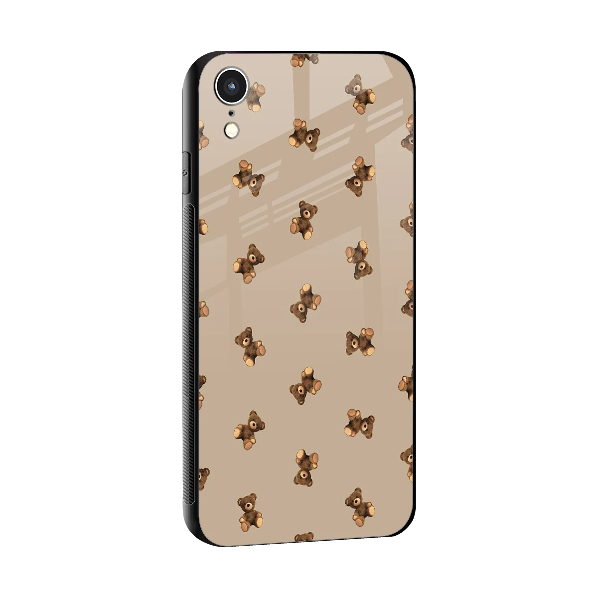 Cuddle Mode sleek iphone xr cover with tempered glass back and TPU edges