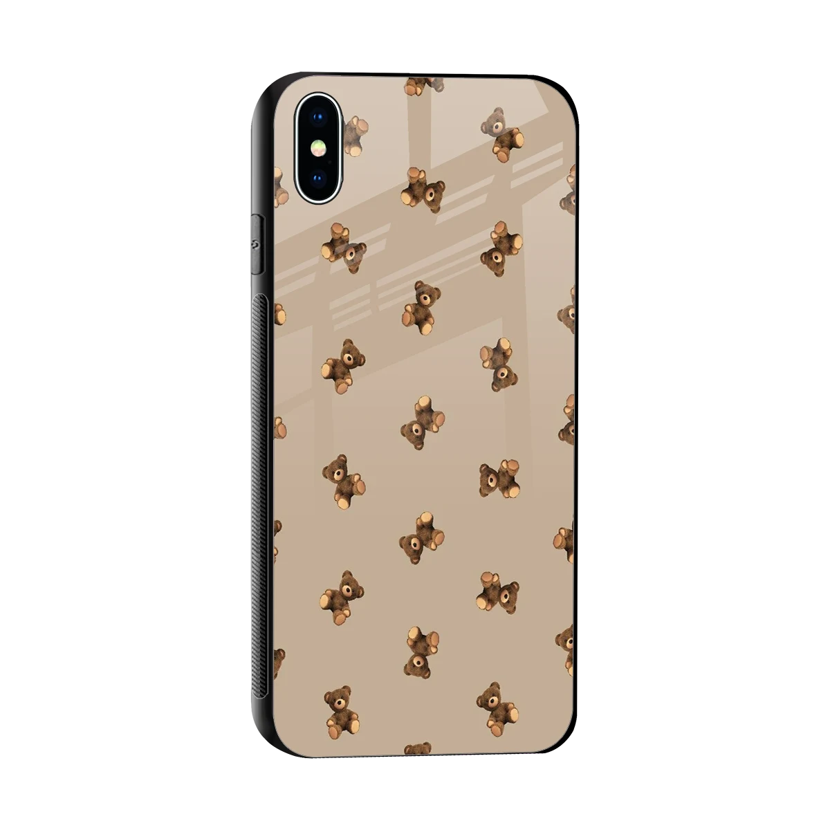 Cuddle Mode sleek iphone xs max cover with tempered glass back and TPU edges