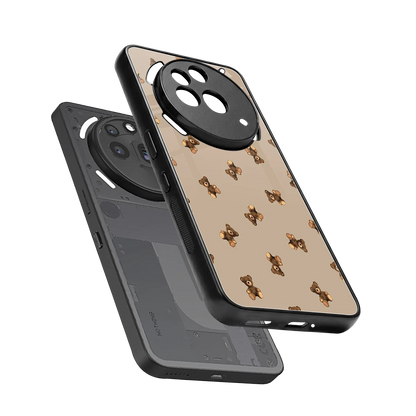 Cuddle Mode sleek nothing phone 3a pro cover with tempered glass back and TPU edges