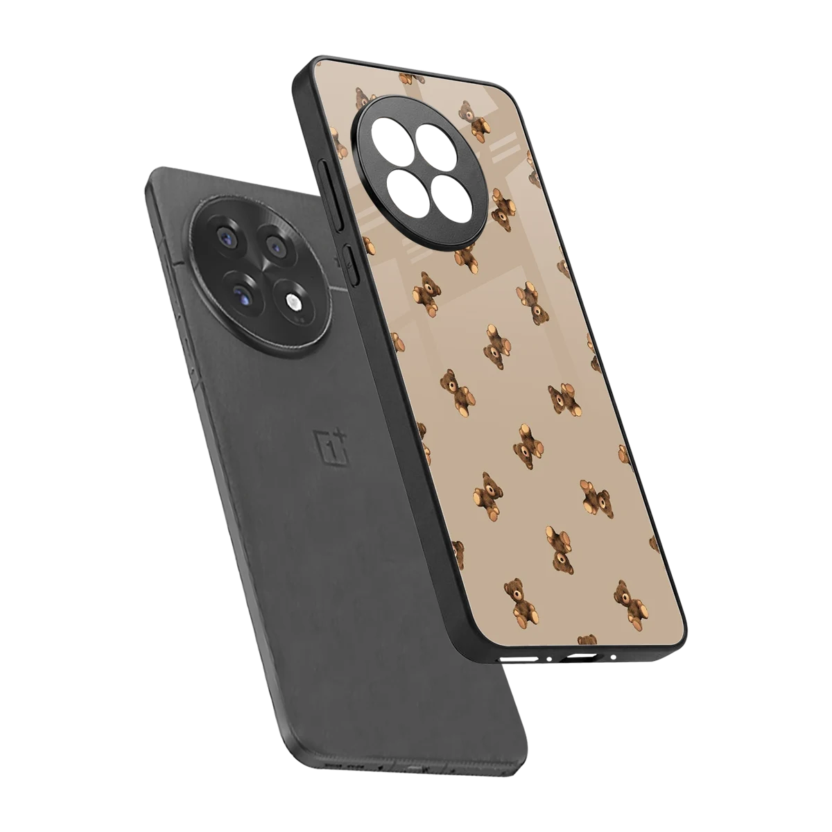 Cuddle Mode sleek oneplus 13r cover with tempered glass back and TPU edges
