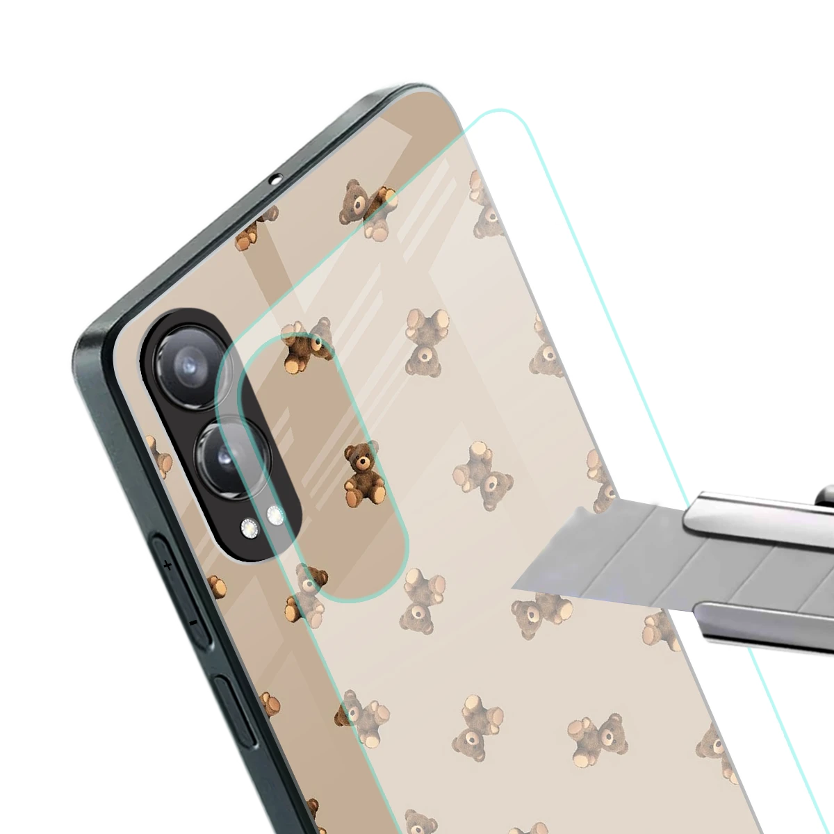Cuddle Mode stylish phone case for oneplus nord ce 4 lite | glossy glass and slim fit