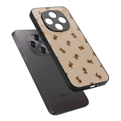 Cuddle Mode sleek oppo f31 pro 5g cover with tempered glass back and TPU edges